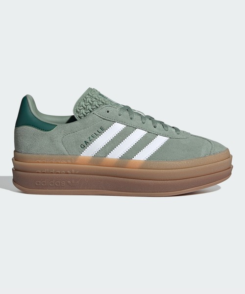adidas(アディダス)の「ガゼル ボールド / Gazelle Bold / 厚底スニーカー / アディダスオリジナルス adidas Originals(スニーカー・レディース・グリーン/ピンク・23.5cm/22.5cm/23.0cm/24.0cm/24.5cm/25.0cm/25.5cm/26.0cm/26.5cm/27.0cm/27.5cm/28.0cm/22.0cm)」の20枚目の写真