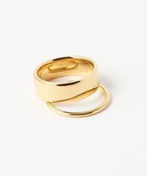 by Preek | ＜Mamiko Suzuki×by Preek＞ダブル ラウンド 2セットリング(リング)