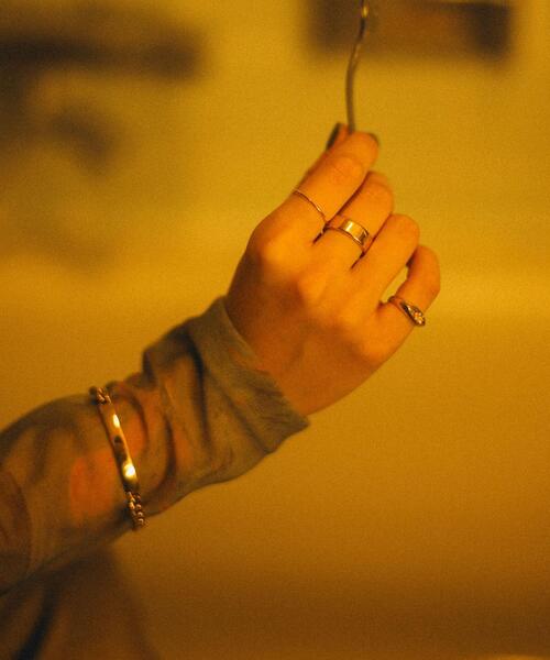 by Preek（バイプリーク）の「＜Mamiko Suzuki×by Preek＞ダブル ラウンド 2セットリング（リング・レディース・シルバー/ゴールド・11/13）」の14枚目の写真