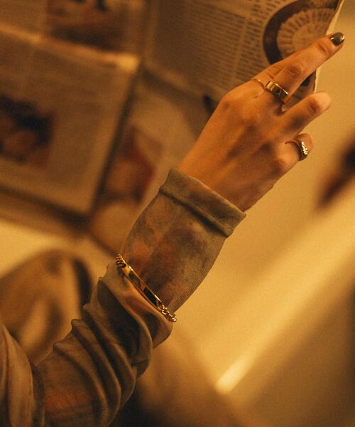 by Preek（バイプリーク）の「＜Mamiko Suzuki×by Preek＞ダブル ラウンド 2セットリング（リング・レディース・シルバー/ゴールド・11/13）」の15枚目の写真