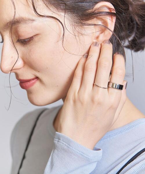 by Preek（バイプリーク）の「＜Mamiko Suzuki×by Preek＞ダブル ラウンド 2セットリング（リング・レディース・シルバー/ゴールド・11/13）」の19枚目の写真