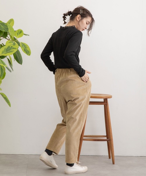 POU DOU DOU(プードゥドゥ)の「シャツコールペグトップパンツ(その他パンツ・レディース・ベージュ/ダークグレー/グレー/アイボリー・3)」の17枚目の写真