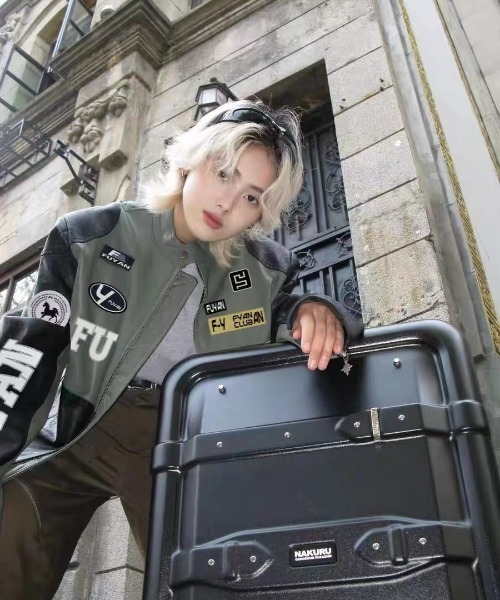 ROOPTOKYO（ループトウキョウ）の「▲フェイクレザー レーシング ライダースジャケット（ライダースジャケット・メンズ・ブラック/ブラウン・2XL/L/XL）」の4枚目の写真