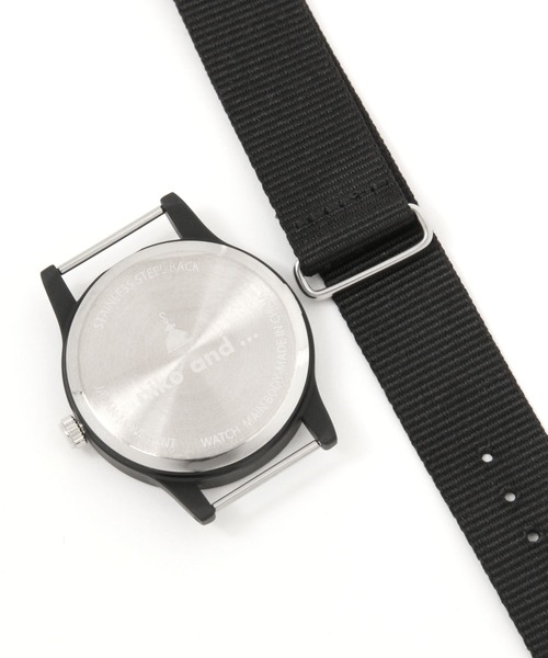 niko and...(ニコアンド)の「ミリタリー風ウォッチ(アナログ腕時計・レディース・ネイビー/ブラック/カーキ/アイボリー/ピンク/ライトブルー/オレンジ/グリーン・0)」の20枚目の写真