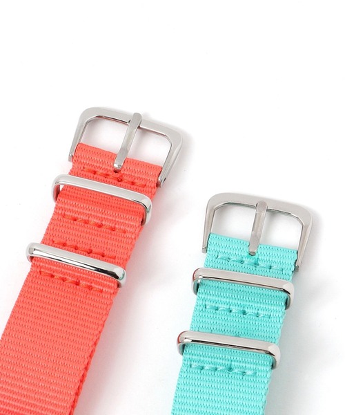 niko and...(ニコアンド)の「ミリタリー風ウォッチ(アナログ腕時計・レディース・ネイビー/ブラック/カーキ/アイボリー/ピンク/ライトブルー/オレンジ/グリーン・0)」の12枚目の写真