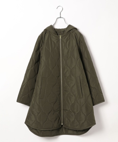 greenlabelrelaxing☆ハッスイ キルト ロング コート ☆美品 撥水】3WAYキルトライナーセットロングマンパ（モッズコート
