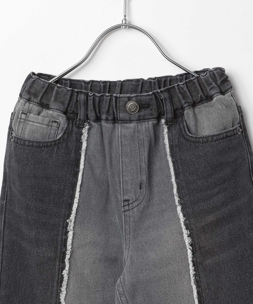 BAYFLOW（ベイフロー）の「セパレートデニム（KIDS）（デニムパンツ・キッズ・インディゴブルー/ブラック・110cm/120cm/130cm/140cm/150cm）」の3枚目の写真