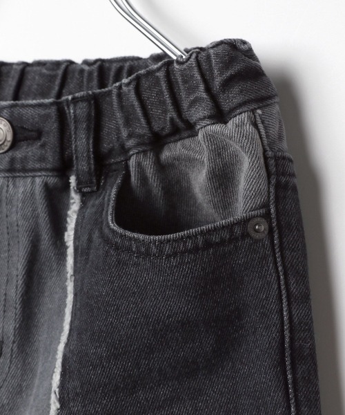 BAYFLOW（ベイフロー）の「セパレートデニム（KIDS）（デニムパンツ・キッズ・インディゴブルー/ブラック・110cm/120cm/130cm/140cm/150cm）」の9枚目の写真