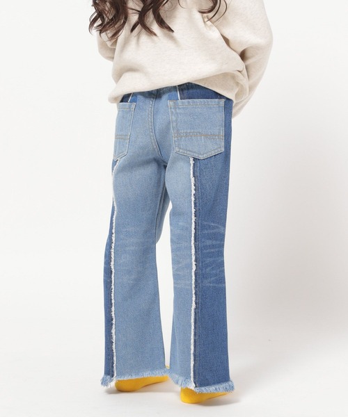 BAYFLOW（ベイフロー）の「セパレートデニム（KIDS）（デニムパンツ・キッズ・インディゴブルー/ブラック・110cm/120cm/130cm/140cm/150cm）」の18枚目の写真