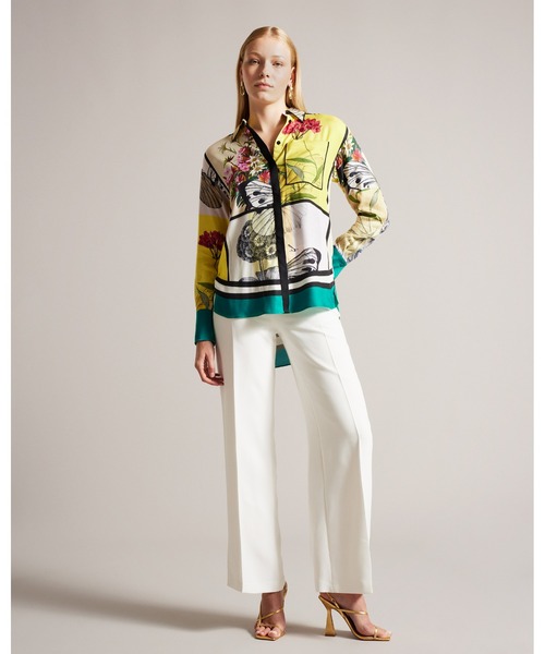 Ted Baker（テッドベーカー）の「DAHRAA  ボタニカル パッチワーク シャツ（シャツ/ブラウス・レディース・ホワイト・1/2/3/0）」の5枚目の写真