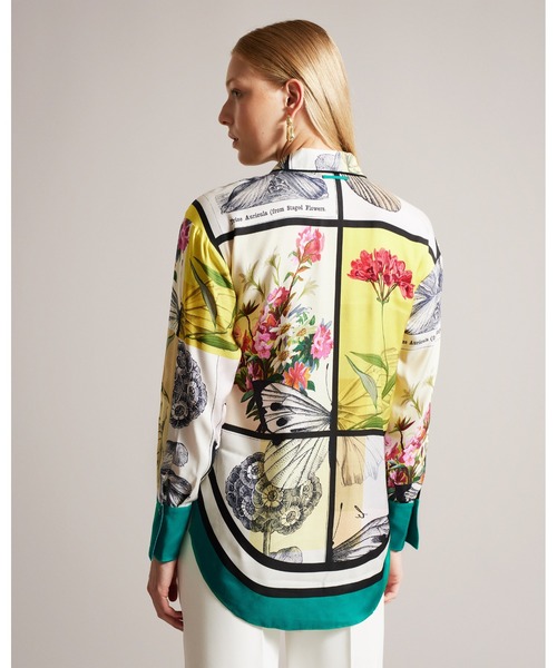 Ted Baker（テッドベーカー）の「DAHRAA  ボタニカル パッチワーク シャツ（シャツ/ブラウス・レディース・ホワイト・1/2/3/0）」の6枚目の写真