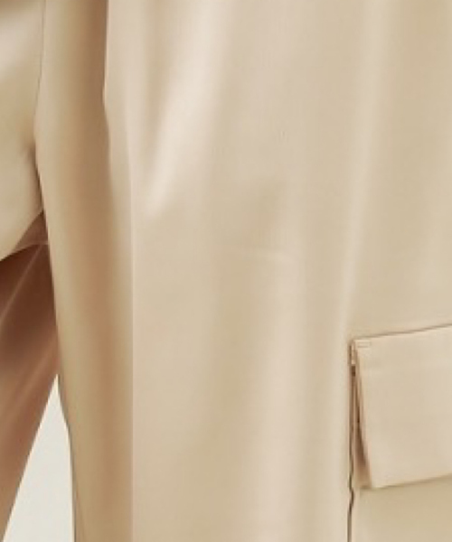 abahouse mavie（アバハウスマヴィ）の「サテンカーゴパンツ（カーゴパンツ・レディース・ベージュ/ブラック/グレイッシュブルー・フリー）」の7枚目の写真