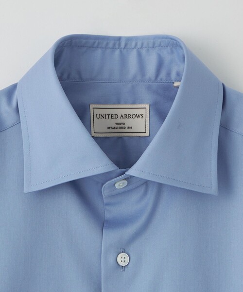 UNITED ARROWS(ユナイテッドアローズ)の「イージーケア AG ツイル セミワイドカラーシャツ -抗菌防臭-(シャツ/ブラウス・メンズ・ライトブルー・37cm/40cm/39cm/42cm/38cm/41cm)」の14枚目の写真