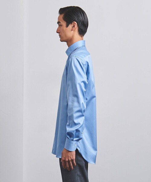 UNITED ARROWS(ユナイテッドアローズ)の「イージーケア AG ツイル セミワイドカラーシャツ -抗菌防臭-(シャツ/ブラウス・メンズ・ライトブルー・37cm/40cm/39cm/42cm/38cm/41cm)」の5枚目の写真