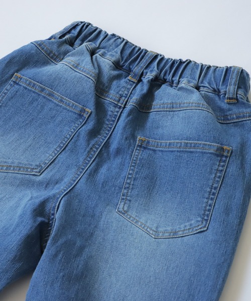 antiqua(アンティカ)の「テーパードデニムパンツ(デニムパンツ・キッズ・ライトブルー/インディゴブルー・120/130/140/150/160)」の8枚目の写真