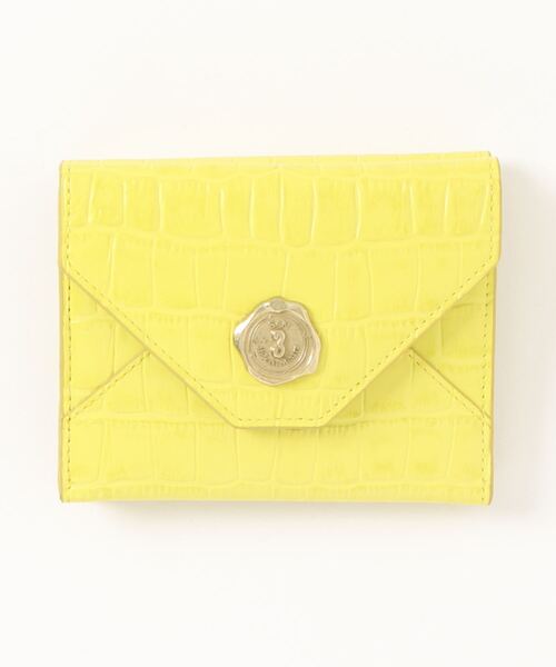 【SAN HIDEAKI MIHARA】メキシコクロコ二つ折り財布