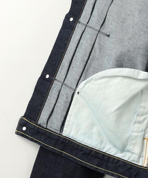 UNITED ARROWS & SONS(ユナイテッドアローズアンドサンズ)の「<UNITED ARROWS & SONS> DENIM TRUCKER JACKET/デニムジャケット(デニムジャケット・メンズ・ネイビー/コバルトブルー/ブラック・S/M/L/XL)」の20枚目の写真