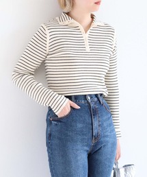 cepo（セポ）の「ハーフボタンリブニット　2WAY（ニット/セーター）」