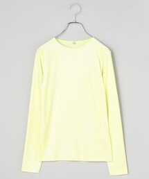 BASERANGE | Baserange/ベースレンジ OMO LONG SLEEVE / TOOL-VE-SP24 / ベロアカットソー(Tシャツ/カットソー)