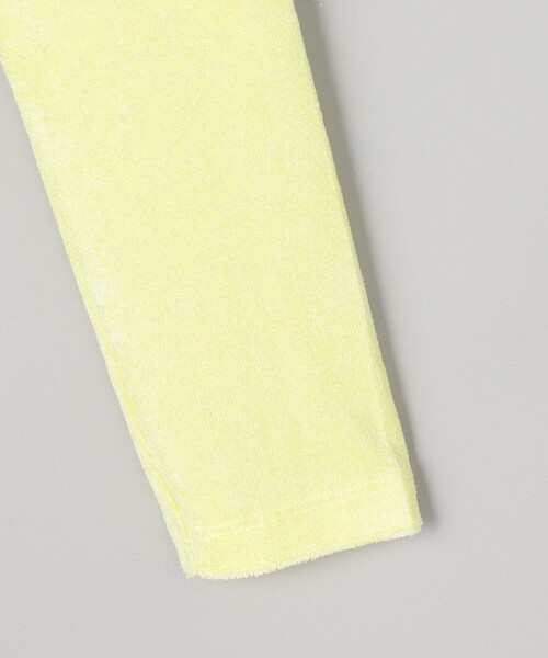 BASERANGE（ベースレンジ）の「Baserange/ベースレンジ OMO LONG SLEEVE / TOOL-VE-SP24 / ベロアカットソー（Tシャツ/カットソー・レディース・レモンイエロー・SMALL）」の7枚目の写真