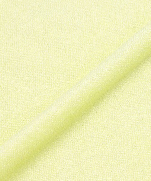 BASERANGE（ベースレンジ）の「Baserange/ベースレンジ OMO LONG SLEEVE / TOOL-VE-SP24 / ベロアカットソー（Tシャツ/カットソー・レディース・レモンイエロー・SMALL）」の8枚目の写真