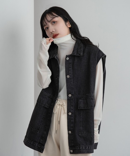 lawgy(ラウジー)の「sheer high neck tops / シアーハイネックトップス(Tシャツ/カットソー・レディース・ピンク/ブラック/アイボリー・FREE)」の15枚目の写真