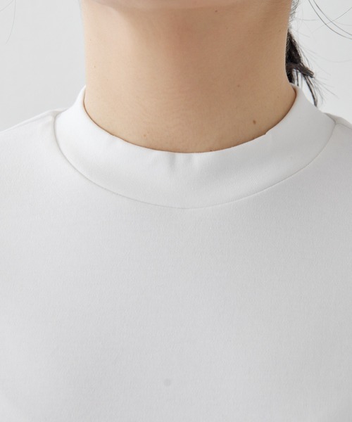 THE PAUSE(ザ ポーズ)の「【THE PAUSE】ボトルネックプルオーバー(Tシャツ/カットソー・レディース・オフホワイト/ブラック・FREE)」の18枚目の写真