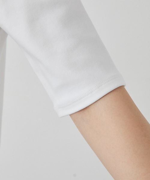 THE PAUSE(ザ ポーズ)の「【THE PAUSE】ボトルネックプルオーバー(Tシャツ/カットソー・レディース・オフホワイト/ブラック・FREE)」の19枚目の写真