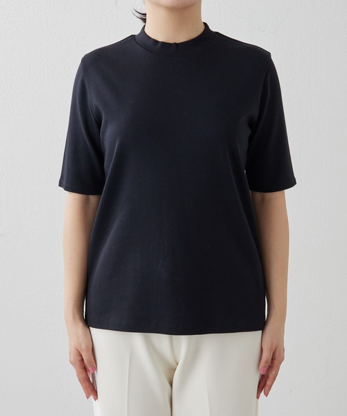 THE PAUSE(ザ ポーズ)の「【THE PAUSE】ボトルネックプルオーバー(Tシャツ/カットソー・レディース・オフホワイト/ブラック・FREE)」の22枚目の写真