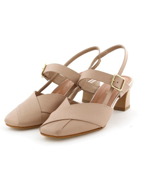 HIMIKO（ヒミコ）の「【Made in Japan】【撥水】スクエアトゥバックストラップパンプス/641207（パンプス・レディース・ブラック/ピンク/ベージュ・22.0cm/22.5cm/23.0cm/23.5cm/24.0cm/24.5cm/25.0cm）」の17枚目の写真