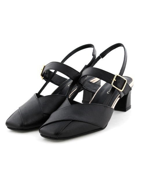 HIMIKO（ヒミコ）の「【Made in Japan】【撥水】スクエアトゥバックストラップパンプス/641207（パンプス・レディース・ブラック/ピンク/ベージュ・22.0cm/22.5cm/23.0cm/23.5cm/24.0cm/24.5cm/25.0cm）」の19枚目の写真