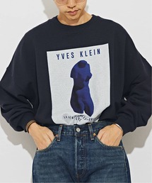 【YVES KLEIN / イヴ クライン】別注 グラフィック プリント スウェット
