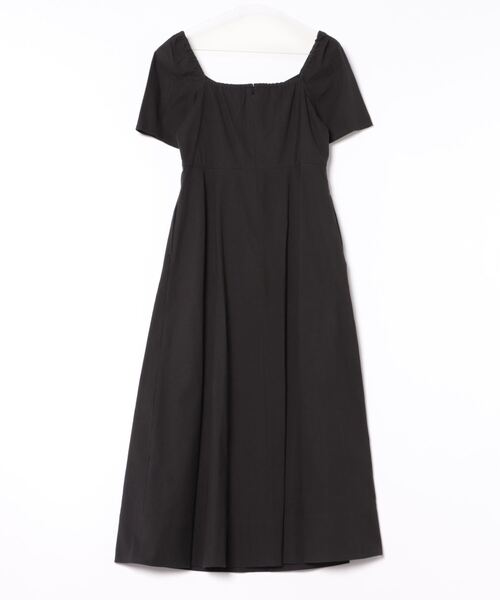 CASA FLINE（カーサフライン）の「オープンショルダーハーフ袖コットンドレス（ワンピース・レディース・ブラック/ベージュ/ホワイト・FREE）」の10枚目の写真