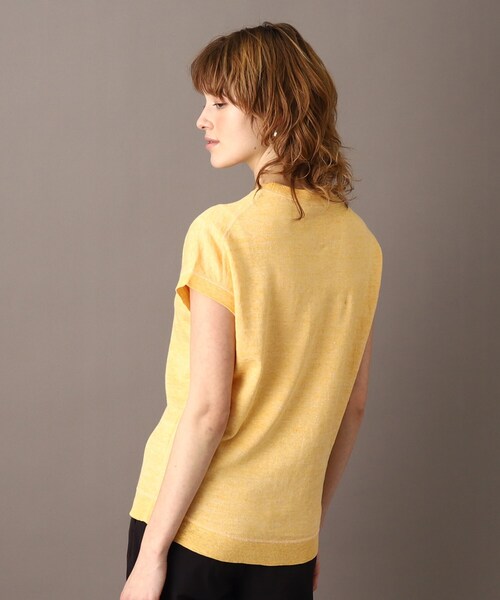 DRESSTERIOR(ドレステリア)の「◆リネン裏毛フレンチプル(Tシャツ/カットソー・レディース・ナチュラル/イエロー系その他/レッド系1/スミクロ・34/36/38)」の8枚目の写真