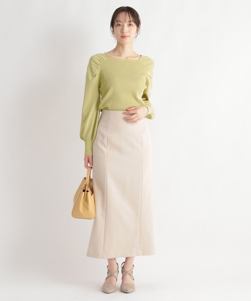 Andemiu（アンデミュウ）の「スクエアパフニット109443（ニット