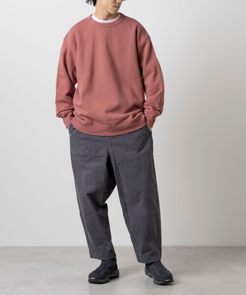 FREAK'S STORE（フリークスストア）の「FREAK’S STORE/フリークスストア 15oz HEAVY WEIGHT CREW NECK SWT/15オンス ヘビーウェイト クルーネックスウェット/24SS/リラックスフィット/USAコットン（スウェット・メンズ・ライトグレー/ベージュ/ピンク/チャコールグレー・LARGE/SMALL/MEDIUM）」の5枚目の写真