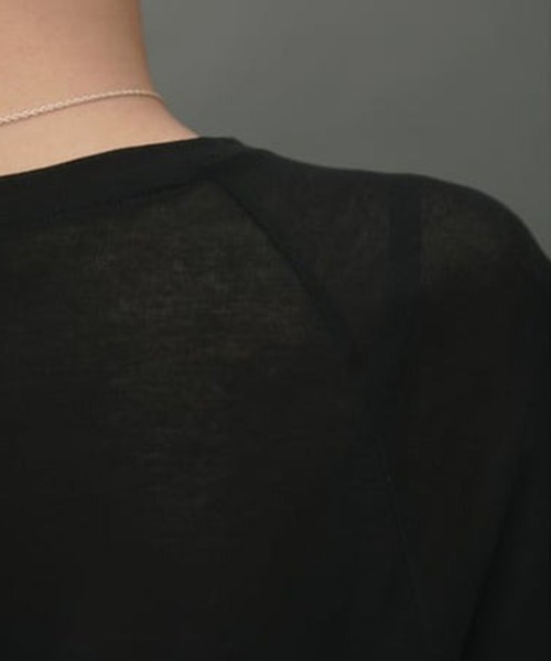 IRIS47(イリスフォーセブン)の「【IRIS 47】sheer capsleeve tops dress17(Tシャツ/カットソー・レディース・グリーン/ホワイト/ベージュ/ブラック・FREE)」の12枚目の写真