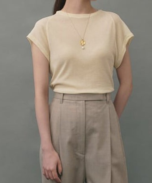 tシャツ 「IRIS 47」sheer capsleeve tops dress17 レディース IRIS 47】sheer capsleeve tops dress17（Tシャツ/カットソー