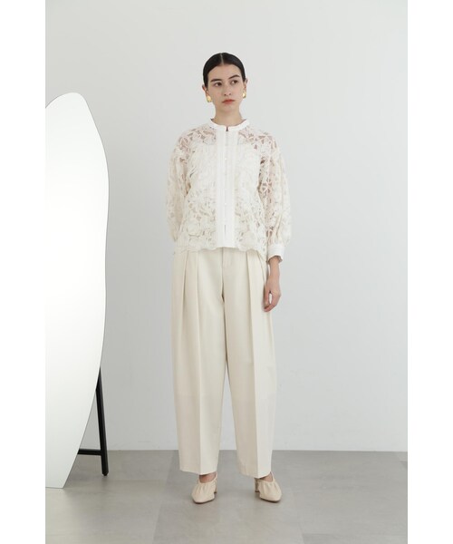JILL STUART(ジルスチュアート)の「◆コードエンブロイダリーブラウス(シャツ/ブラウス・レディース・ネイビー/ホワイト・SMALL/MEDIUM)」の8枚目の写真