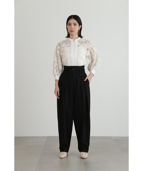 JILL STUART(ジルスチュアート)の「◆コードエンブロイダリーブラウス(シャツ/ブラウス・レディース・ネイビー/ホワイト・SMALL/MEDIUM)」の10枚目の写真