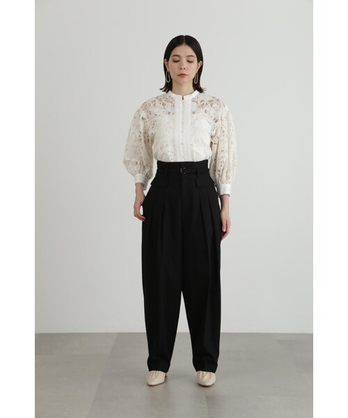 JILL STUART(ジルスチュアート)の「◆コードエンブロイダリーブラウス(シャツ/ブラウス・レディース・ネイビー/ホワイト・SMALL/MEDIUM)」の11枚目の写真