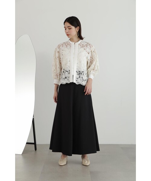 JILL STUART(ジルスチュアート)の「◆コードエンブロイダリーブラウス(シャツ/ブラウス・レディース・ネイビー/ホワイト・SMALL/MEDIUM)」の12枚目の写真