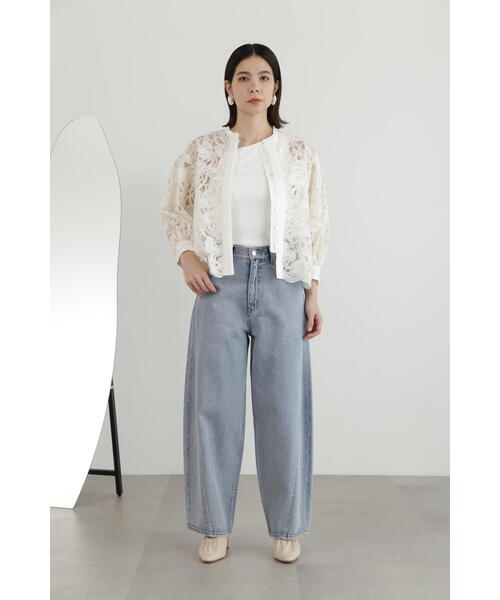 JILL STUART(ジルスチュアート)の「◆コードエンブロイダリーブラウス(シャツ/ブラウス・レディース・ネイビー/ホワイト・SMALL/MEDIUM)」の14枚目の写真