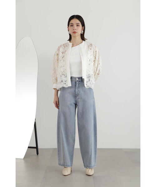 JILL STUART(ジルスチュアート)の「◆コードエンブロイダリーブラウス(シャツ/ブラウス・レディース・ネイビー/ホワイト・SMALL/MEDIUM)」の15枚目の写真