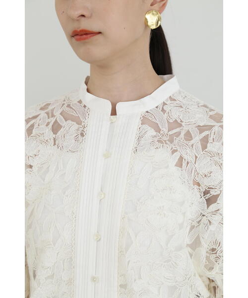 JILL STUART(ジルスチュアート)の「◆コードエンブロイダリーブラウス(シャツ/ブラウス・レディース・ネイビー/ホワイト・SMALL/MEDIUM)」の17枚目の写真
