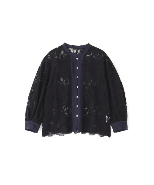JILL STUART(ジルスチュアート)の「◆コードエンブロイダリーブラウス(シャツ/ブラウス・レディース・ネイビー/ホワイト・SMALL/MEDIUM)」の21枚目の写真