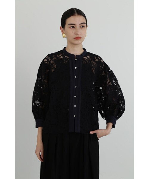 JILL STUART(ジルスチュアート)の「◆コードエンブロイダリーブラウス(シャツ/ブラウス・レディース・ネイビー/ホワイト・SMALL/MEDIUM)」の22枚目の写真