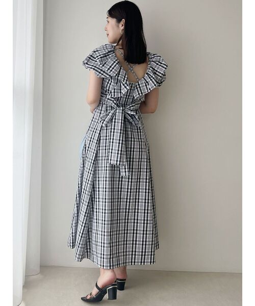 MERCURYDUO（マーキュリーデュオ）の「バルーンブラウスセットキャミワンピース（ワンピース・レディース・ラベンダー/ブラック/その他1・SMALL/MEDIUM）」の15枚目の写真