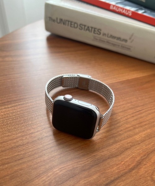 Me%(ミィパーセント)の「AppleWatchステンレスバンド 111888(デジタル腕時計・レディース・シルバー系その他/シルバー/シルバー系その他2・FREE)」の4枚目の写真