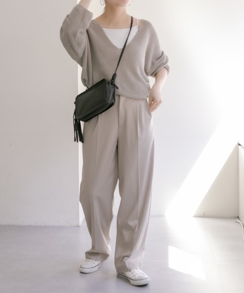 ear PAPILLONNER(イアパピヨネ)の「《本革/軽量》ロングタッセルショルダーバッグ(ショルダーバッグ・レディース・ブラック/ブラウン・FREE)」の20枚目の写真
